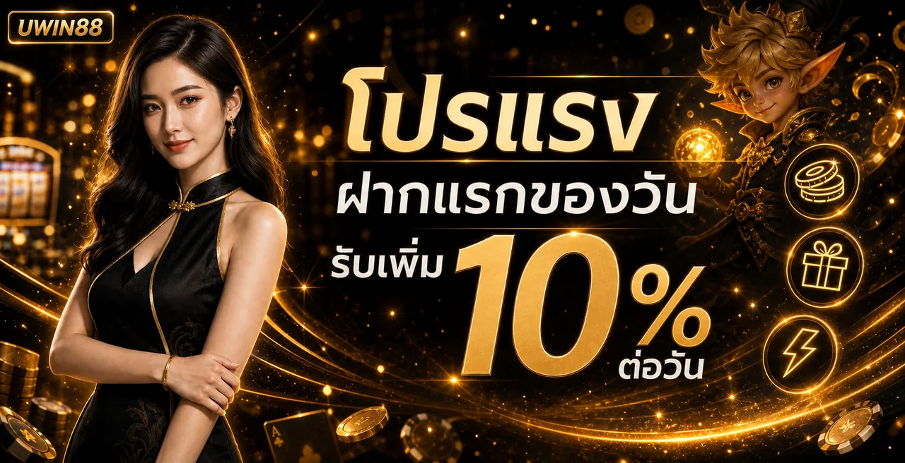 แบนเนอร์โบนัส UWIN88 ทางเข้าเว็บตรง